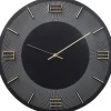 KARE Design Horloge murale Leonardo noir/doré Ø49cm> Accessoires