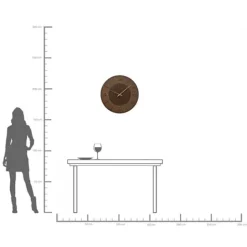 KARE Design Horloge murale Levi marron Ø60cm><noscript><img width=