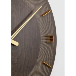 KARE Design Horloge murale Levi marron Ø60cm><noscript><img width=