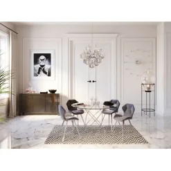 KARE Design Horloge murale Like Umbrella Balls chromé> Accessoires