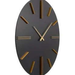 KARE Design Horloge murale Luca noir Ø70cm> Accessoires