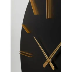 KARE Design Horloge murale Luca noir Ø70cm><noscript><img width=