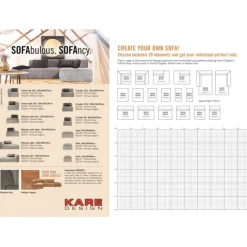 KARE Design Infinity Elements méridienne droite gris> Meubles