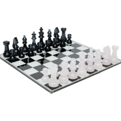 KARE Design Jeu d échecs Chess transparent 60x60cm><noscript><img width=