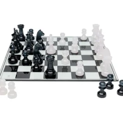 KARE Design Jeu d échecs Chess transparent 60x60cm><noscript><img width=