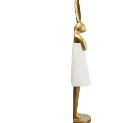 KARE Design Lampadaire Animal Rabbit or/blanc 150cm><noscript><img width=