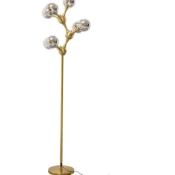KARE Design Lampadaire Atomic Balls laiton 174cm><noscript><img width=