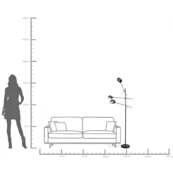 KARE Design Lampadaire Bola Trio 160cm><noscript><img width=