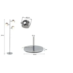 KARE Design Lampadaire Calotta chrome><noscript><img width=