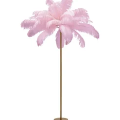 KARE Design Lampadaire Feather Palm fuchsia 165cm> Luminaires