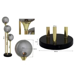 KARE Design Lampe à poser Al Capone Tre 83cm><noscript><img width=