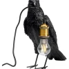 KARE Design Lampe à poser Animal Crow noir mat 34cm> Luminaires