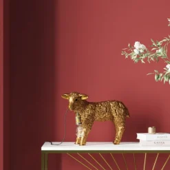 KARE Design Lampe à poser Animal Flower Sheep doré 36cm> Luminaires