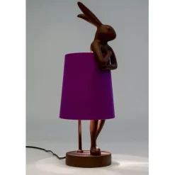 KARE Design Lampe à poser Animal Rabbit rouge/violet 50cm><noscript><img width=
