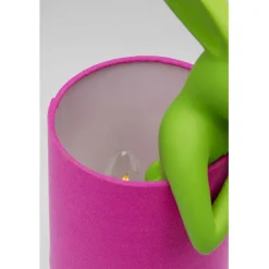 KARE Design Lampe à poser Animal Rabbit vert/fuchsia 50cm><noscript><img width=