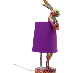 KARE Design Lampe à poser Animal Rabbit Graffiti/violet 50cm><noscript><img width=
