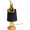 KARE Design Lampe à poser Animal Rabbit doré/noir 50cm> Luminaires