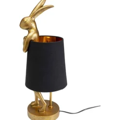 KARE Design Lampe à poser Animal Rabbit doré/noir 50cm><noscript><img width=