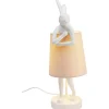 KARE Design Lampe à poser Animal Rabbit blanc/rose 50cm> Luminaires