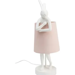 KARE Design Lampe à poser Animal Rabbit blanc/rose 50cm><noscript><img width=