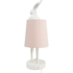 KARE Design Lampe à poser Animal Rabbit blanc/rose 50cm><noscript><img width=