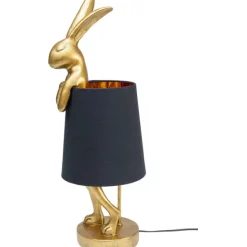 KARE Design Lampe à poser Animal Rabbit doré/noir 68cm><noscript><img width=