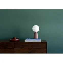 KARE Design Lampe à poser Bollie rouge 33cm> Luminaires