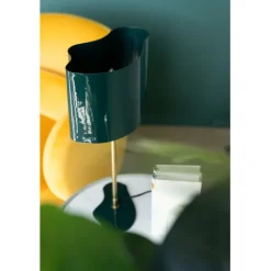 KARE Design Lampe à poser Cloudy ovale Petrol 49cm> Luminaires