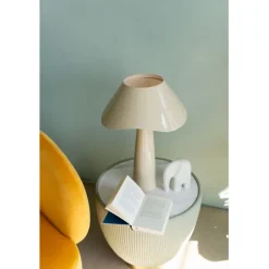 KARE Design Lampe à poser Cloudy rond écru 49cm> Luminaires