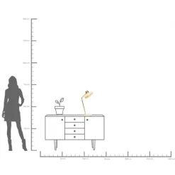 KARE Design Lampe à poser Demi beige 56cm><noscript><img width=