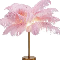KARE Design Lampe à poser Feather Palm fuchsia 60cm> Luminaires