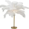 KARE Design Lampe à poser Feather Palm blanc 60cm> Luminaires