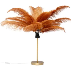 KARE Design Lampe à poser Feather Palm Rusty Red 60cm><noscript><img width=