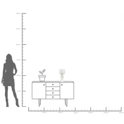 KARE Design Lampe à poser Martha argenté 38cm><noscript><img width=