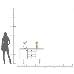 KARE Design Lampe à poser Maya beige 39cm><noscript><img width=