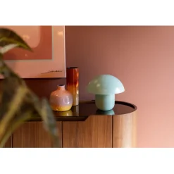 KARE Design Lampe à poser Mushroom Matt vert menthe 27cm><noscript><img width=