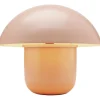 KARE Design Lampe à poser Mushroom Matt peach 27cm> Luminaires