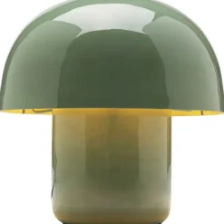 KARE Design Lampe à poser Mushroom Shiny sauge 20cm> Luminaires