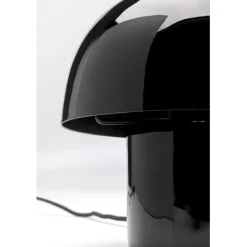 KARE Design Lampe à poser Mushroom Shiny noir 20cm><noscript><img width=