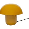 KARE Design Lampe à poser Mushroom Shiny jaune 27cm> Luminaires
