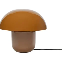 KARE Design Lampe à poser Mushroom Shiny marron 27cm> Luminaires