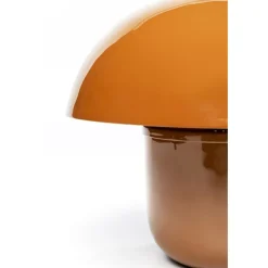 KARE Design Lampe à poser Mushroom Shiny marron 27cm><noscript><img width=