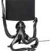 KARE Design Lampe à poser Octopus noir 47cm> Luminaires