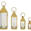 KARE Design Lanterne Giardino doré (4/Set)> Accessoires