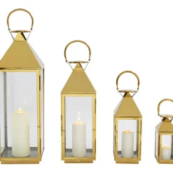 KARE Design Lanterne Giardino doré (4/Set)> Accessoires