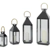 KARE Design Lanterne Giardino noir (4/Set)> Accessoires