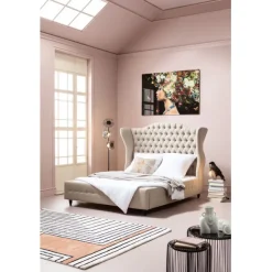 KARE Design Lit City Spirit 180x200cm lin naturel><noscript><img width=