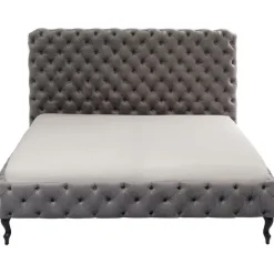 KARE Design Lit Desire haut gris argenté 180x200cm> Meubles