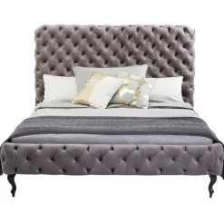 KARE Design Lit Desire haut gris argenté 180x200cm><noscript><img width=