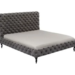 KARE Design Lit Desire haut gris argenté 160x200cm><noscript><img width=